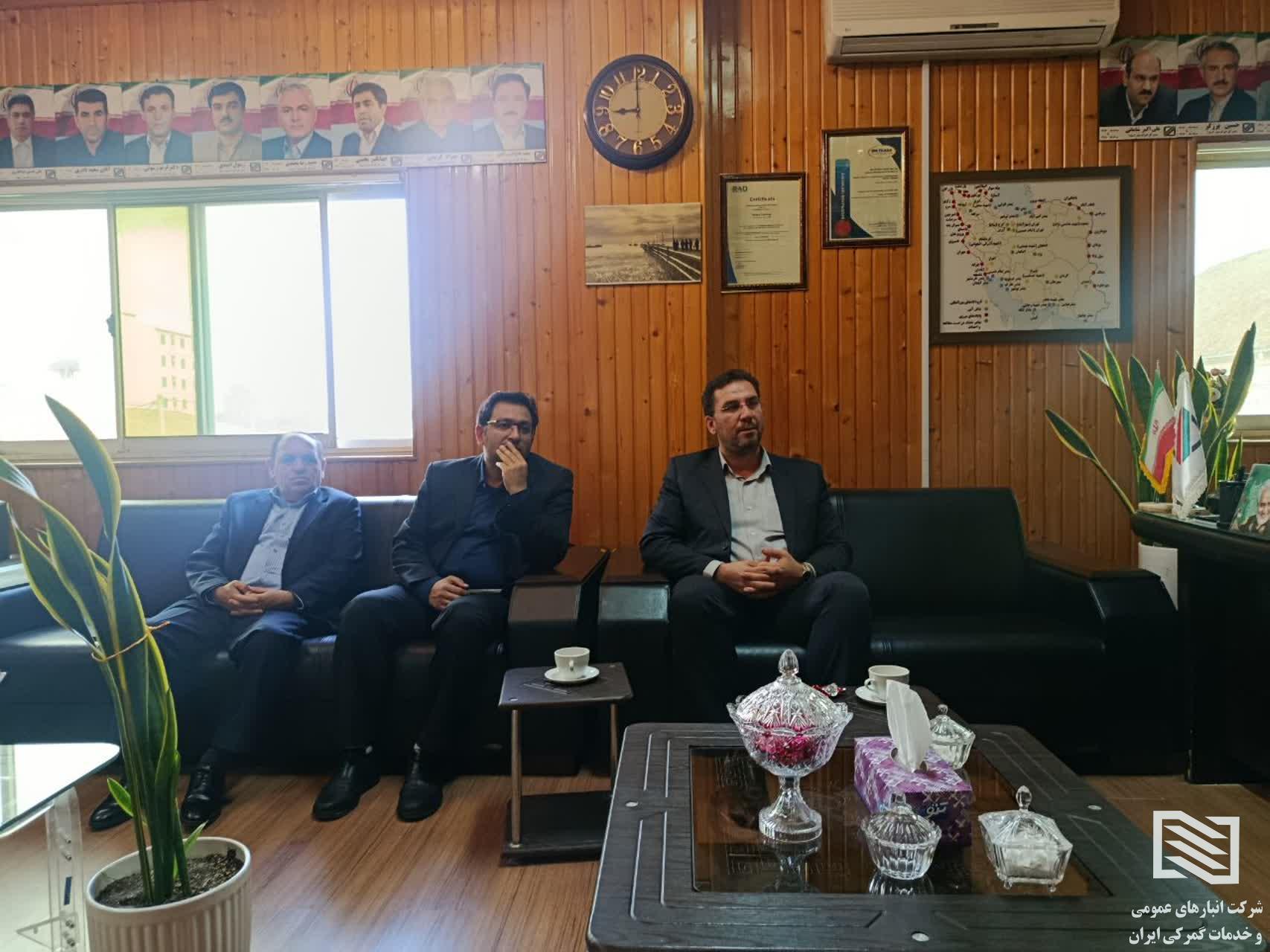 بازدید مدیر حراست شرکت انبارهای عمومی و خدمات گمرکی ایران از شرکت آستارا 5